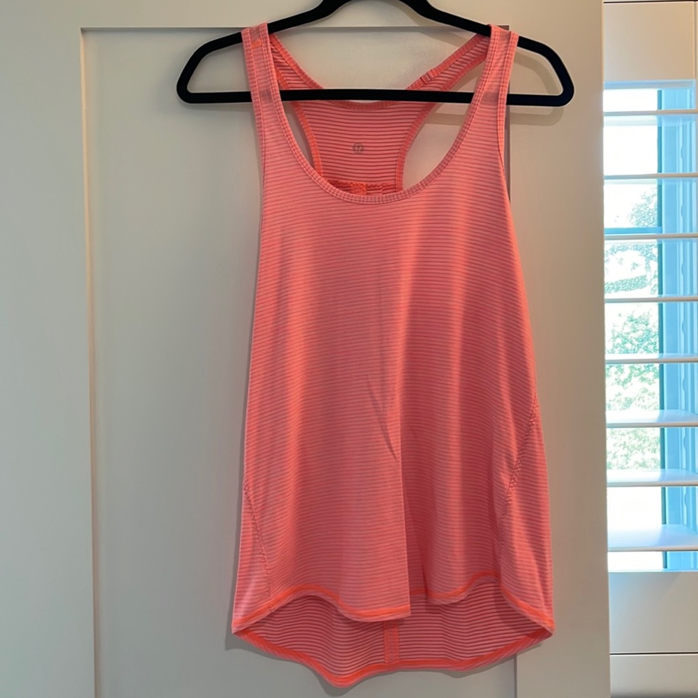 Lululemon Neon Orange tank